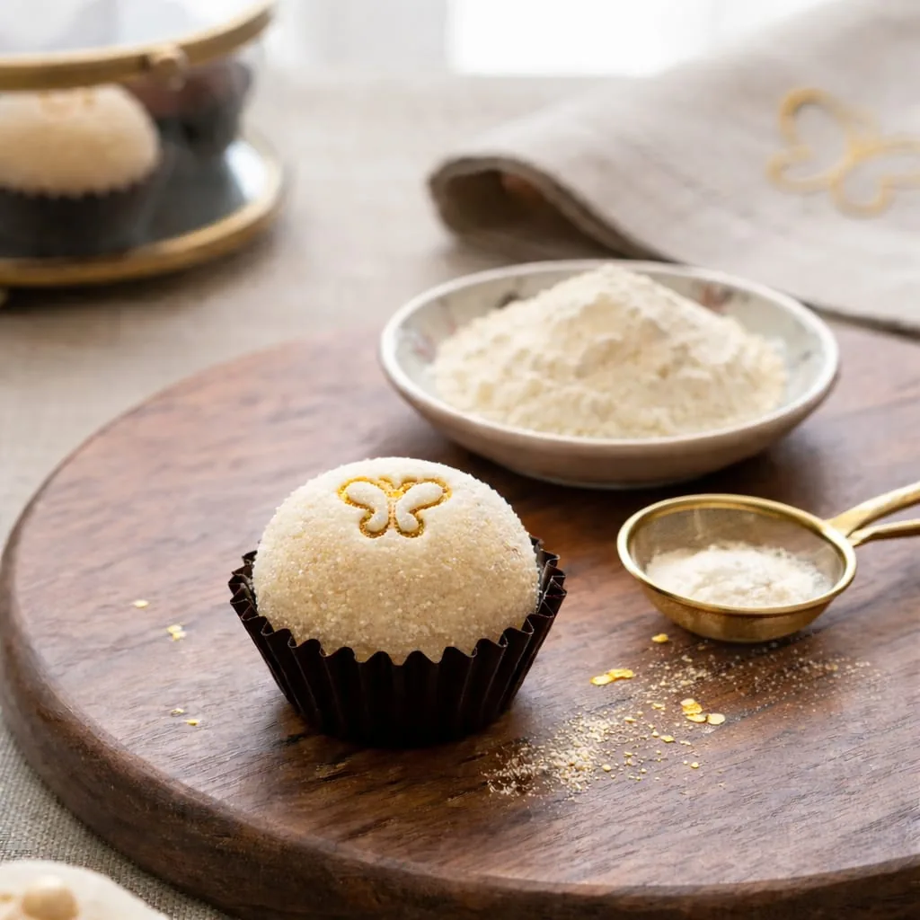Ninho — Brigadeiro feito com leite ninho.